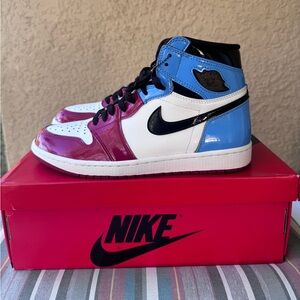 ✅Men Air Jordan Retro 1 OG Fearless Size 9.5